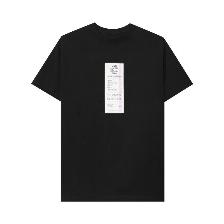 

Футболка Anti Social Social Club Read Receipts Tee Black, черный