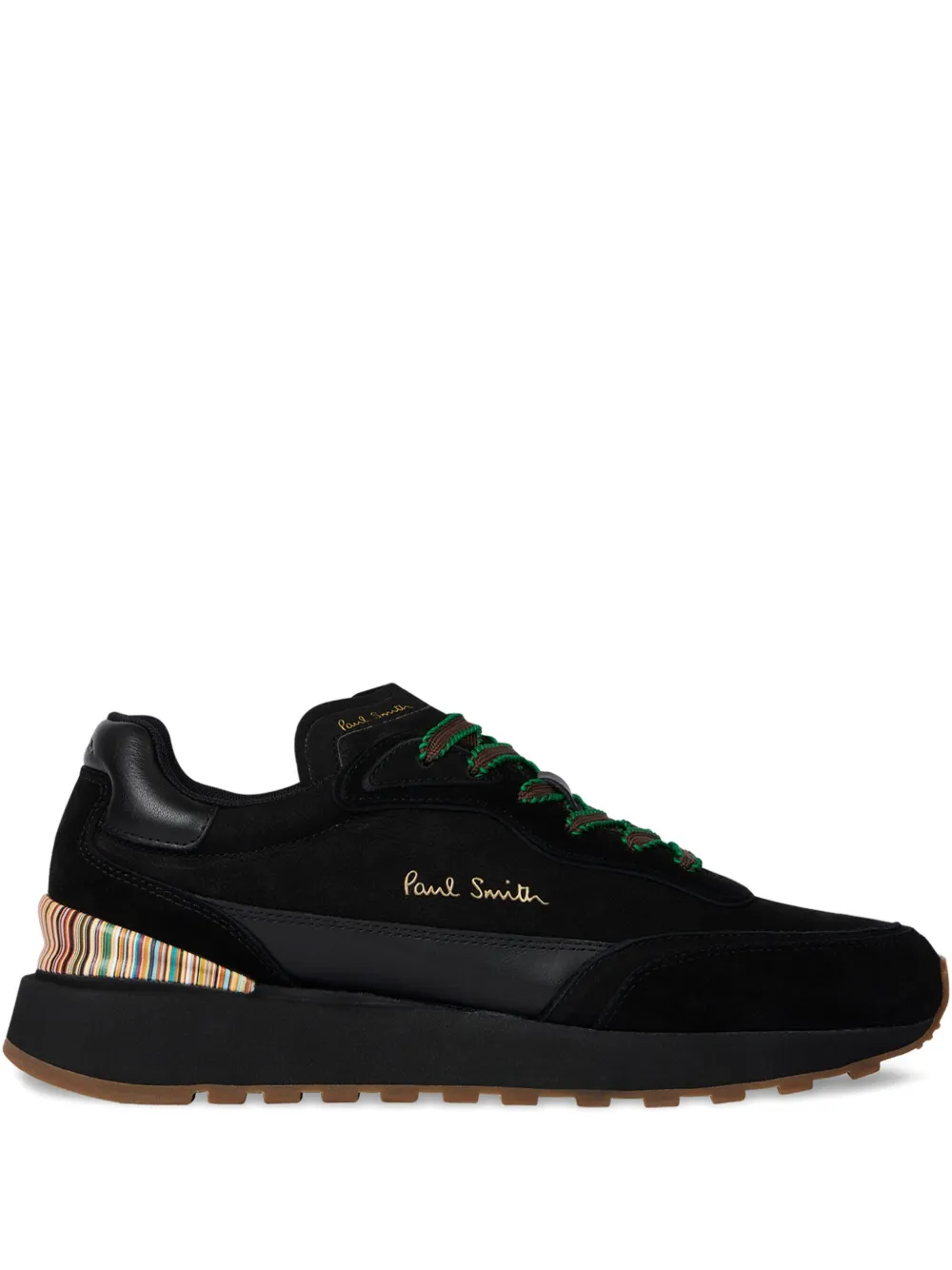 

Кроссовки Aston с полосатым каблуком Paul Smith, черный