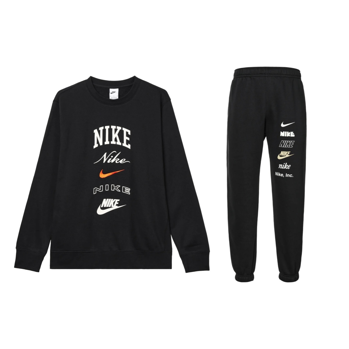 

Повседневная спортивная одежда Мужская черная Nike