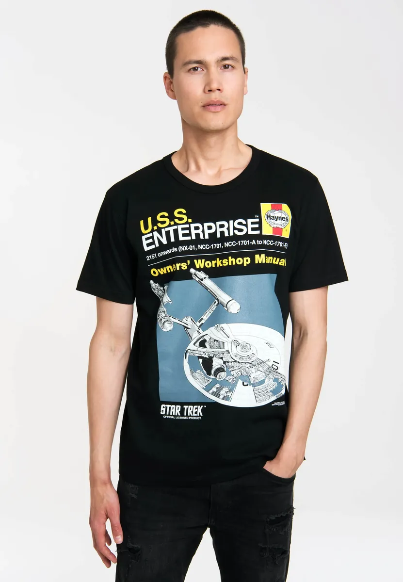 

Футболка Logoshirt "Haynes Guide - Star Trek", с великолепным принтом спереди, черный