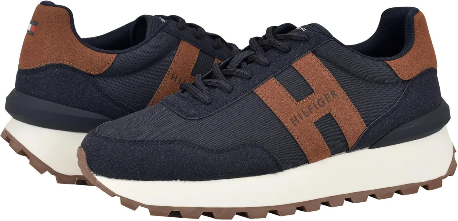 Кроссовки Tommy Hilfiger Mens Gani, темно-синий/мультиколор — фото 4