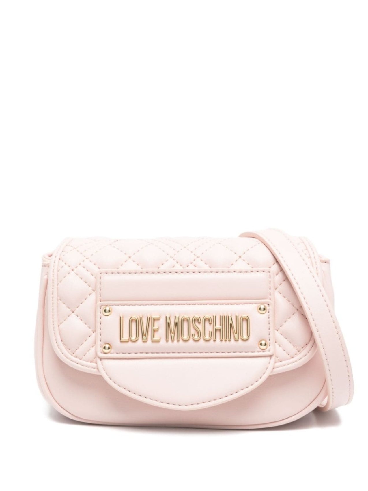 

Сумка через плечо с надписью-логотипом Love Moschino, розовый