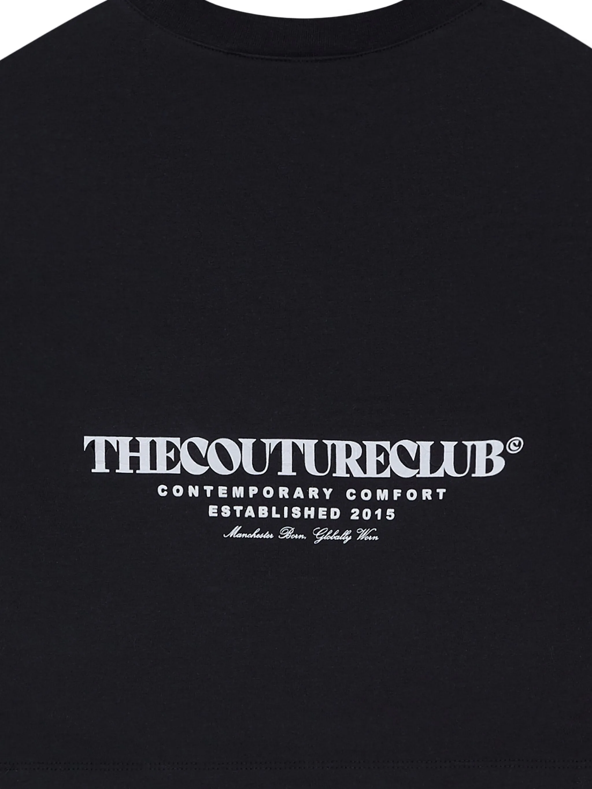 

Укороченная футболка с логотипом The Couture Club Kids, синий