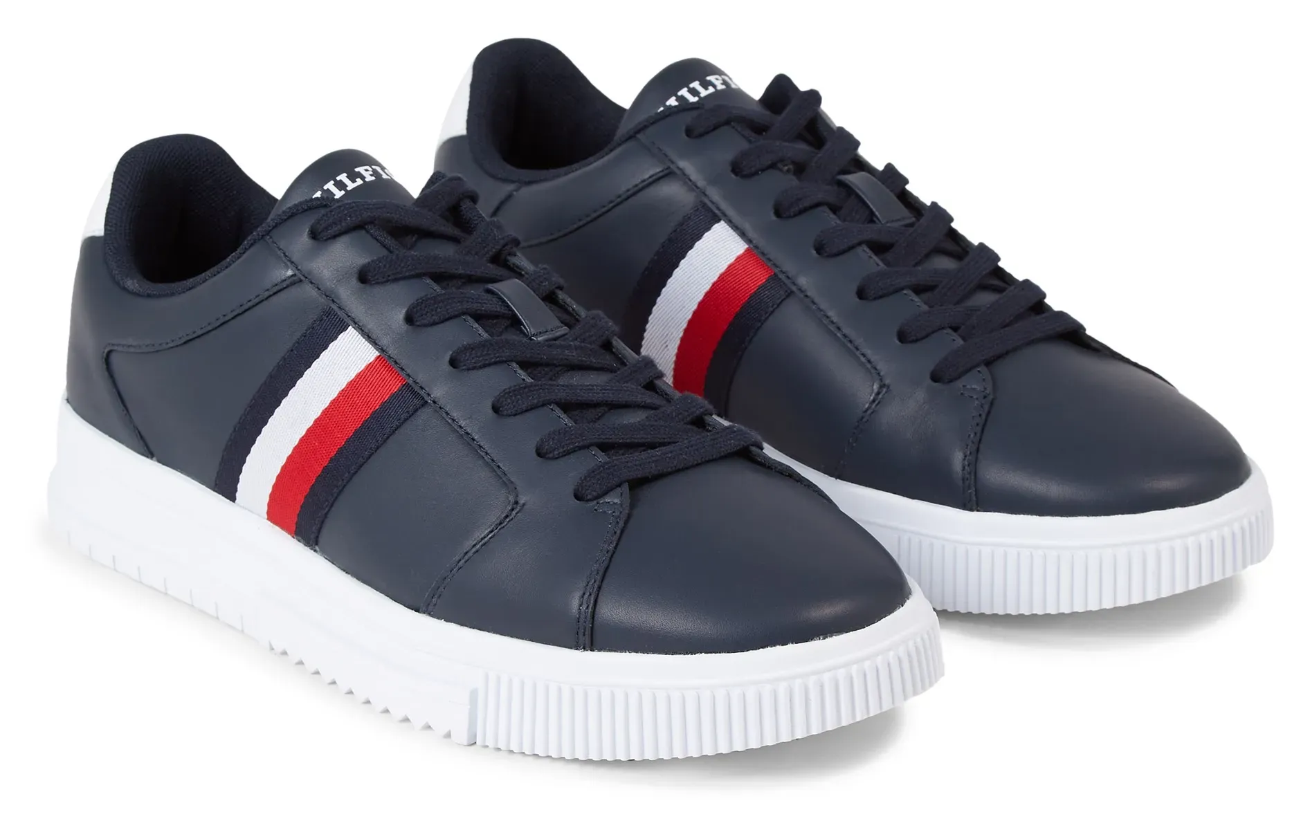 

Кроссовки Tommy Hilfiger "SUPERCUP LTH STRIPES ESS", синий