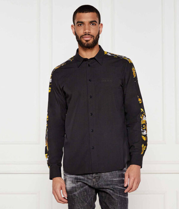 

Рубашка Regular fit Versace Jeans Couture, черный