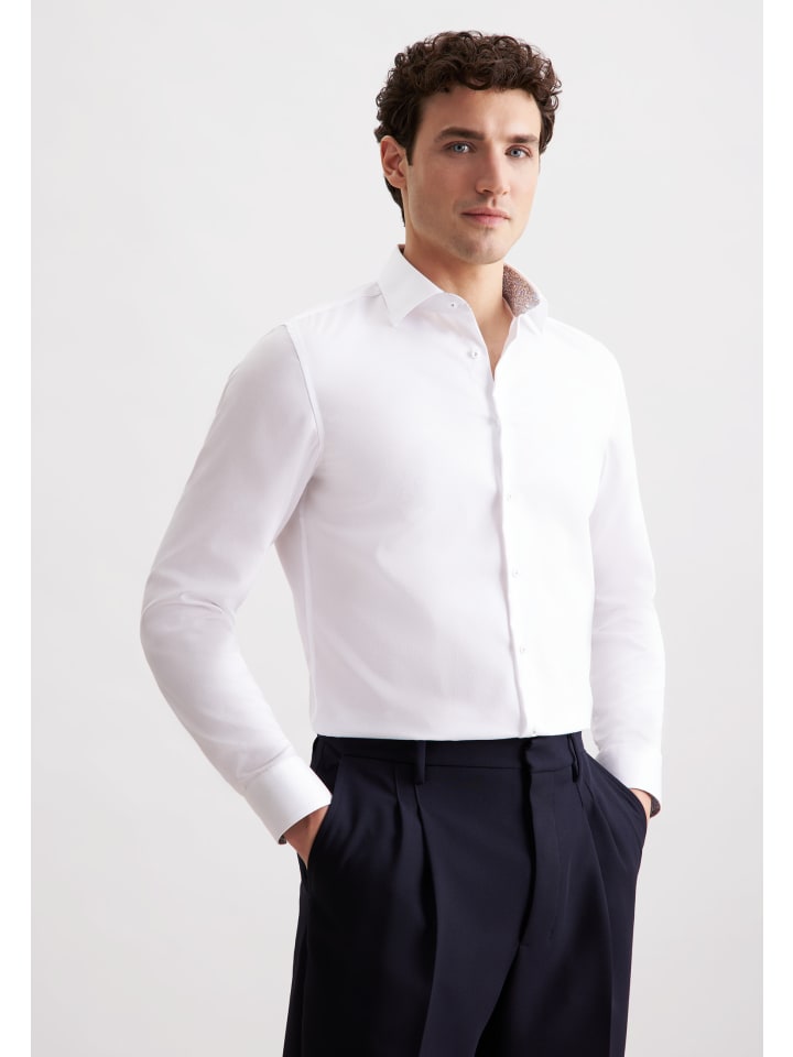 

Seidensticker Деловая рубашка белого цвета