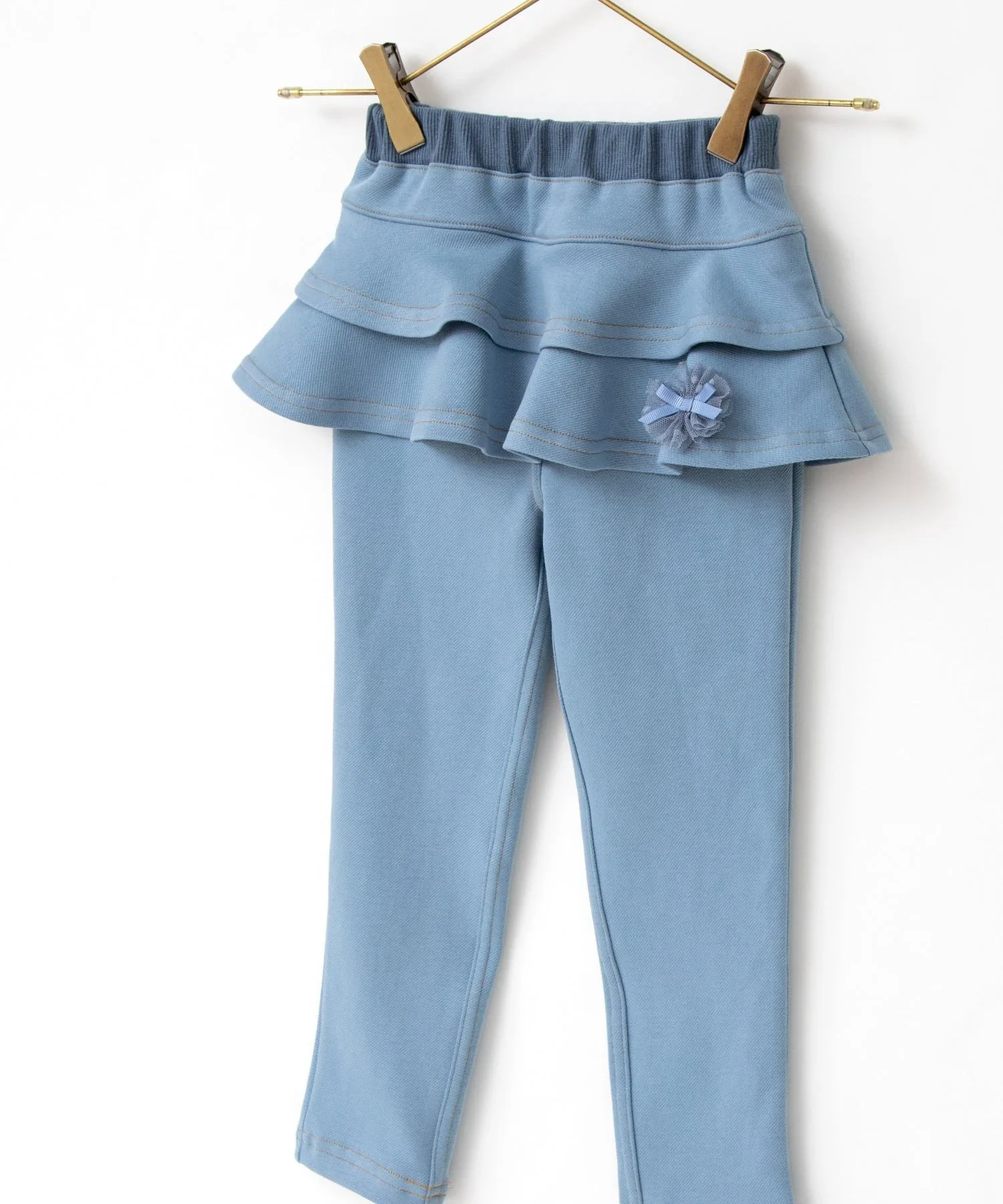 Леггинсы с оборками Panpantutu, Light blue