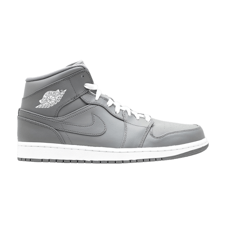 

Кроссовки Air Jordan Air Jordan 1 Retro Mid 'Cool Grey', серый
