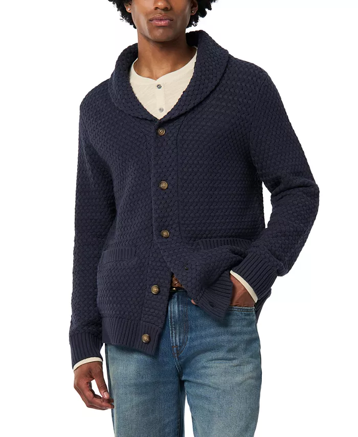 

Мужской кардиган Венделл на пуговицах Buffalo David Bitton, синий