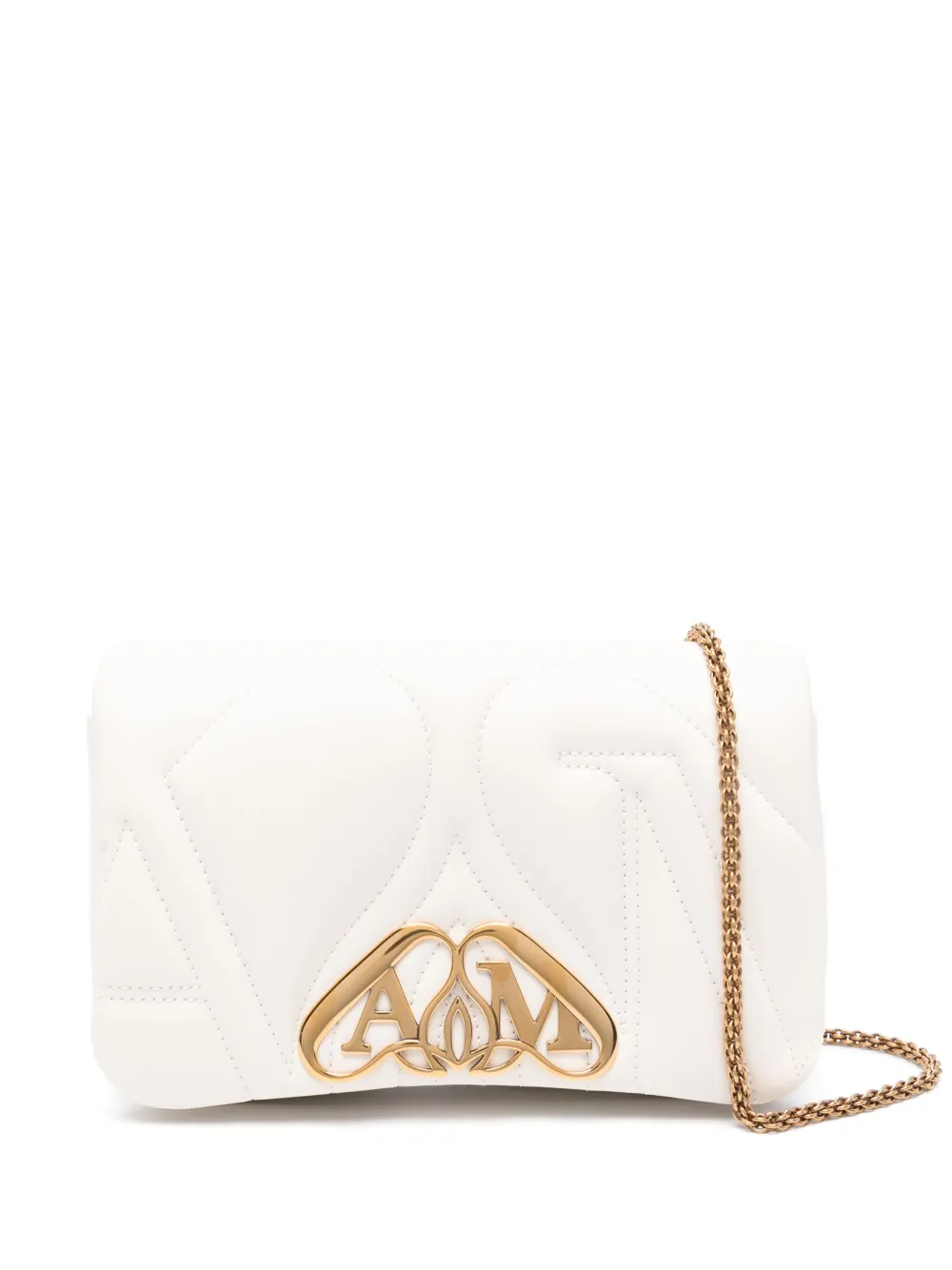 

Сумка через плечо The Seal Alexander McQueen, нейтральный
