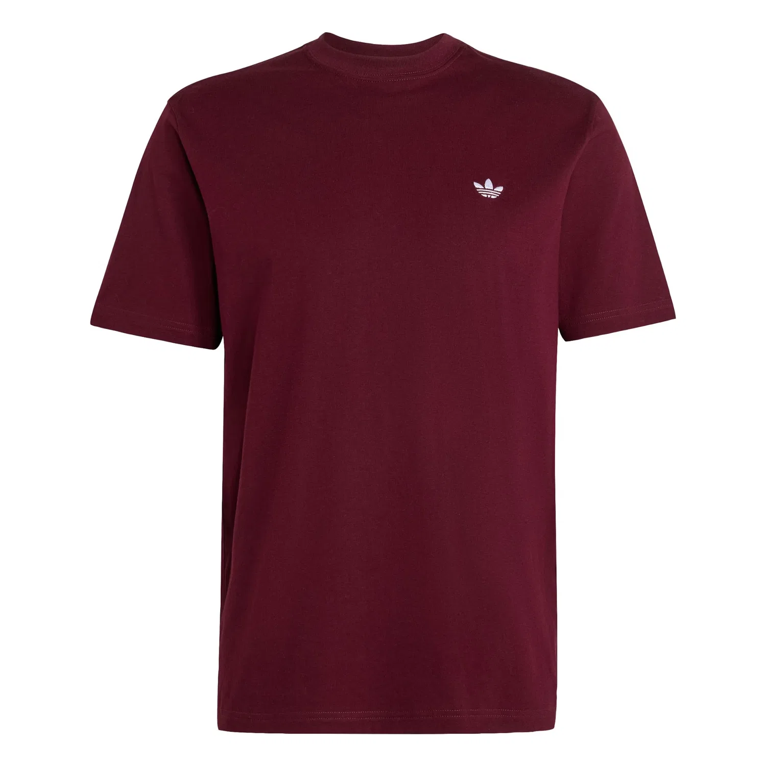 Футболка Adidas Originals Trefoil Essentials в бордовом цвете