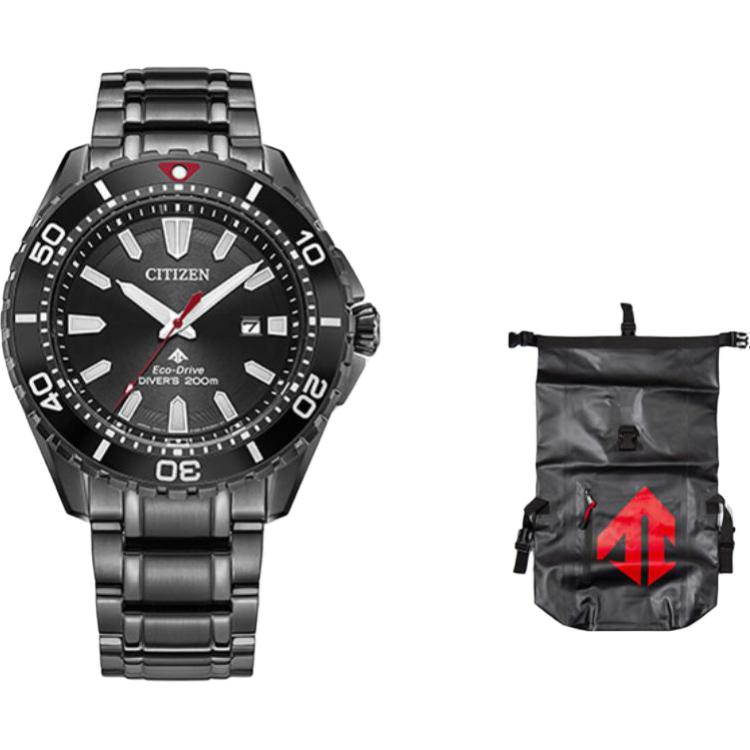 

CITIZEN Часы PROMASTER Series Solar Quartz Movement Stainless Steel Strap Watch Men's Watch Black Dial