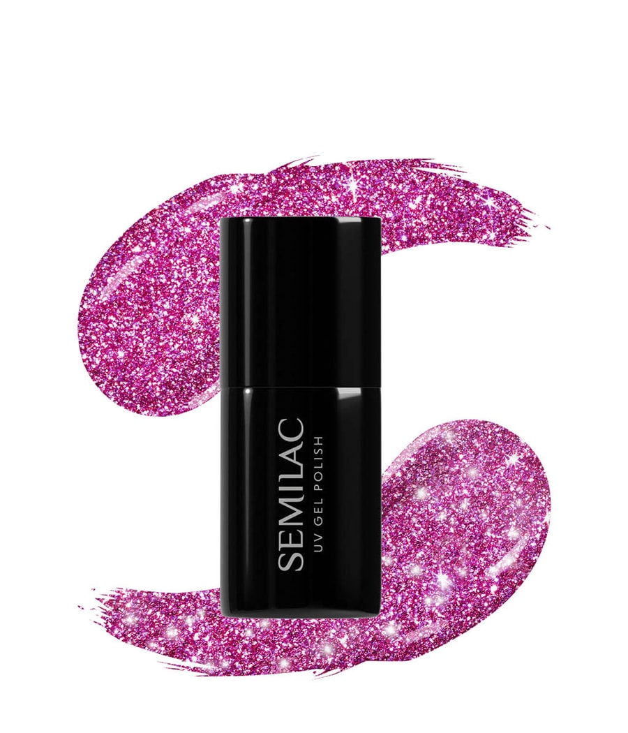 

Гель-лак для ногтей Semilac UV Colours UV Gel Polish, 462 Pink Bubbles, 7 ml