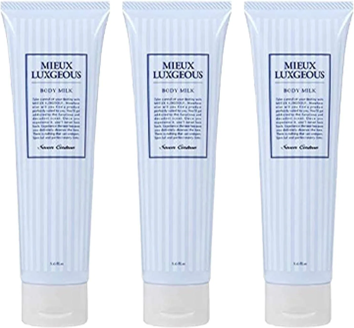 Лосьон для тела Mieux Luxgeous Body Milk, Savon Couture Scent, набор из 3 шт., сияние