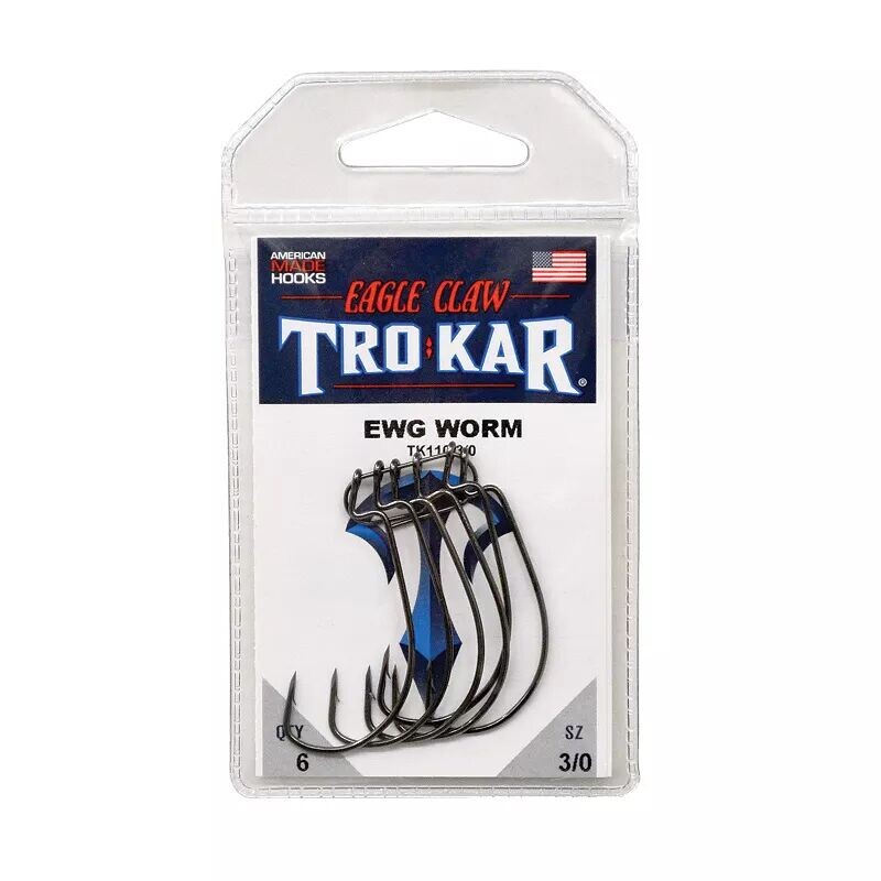

Рыболовные крючки Trokar EWG Worm