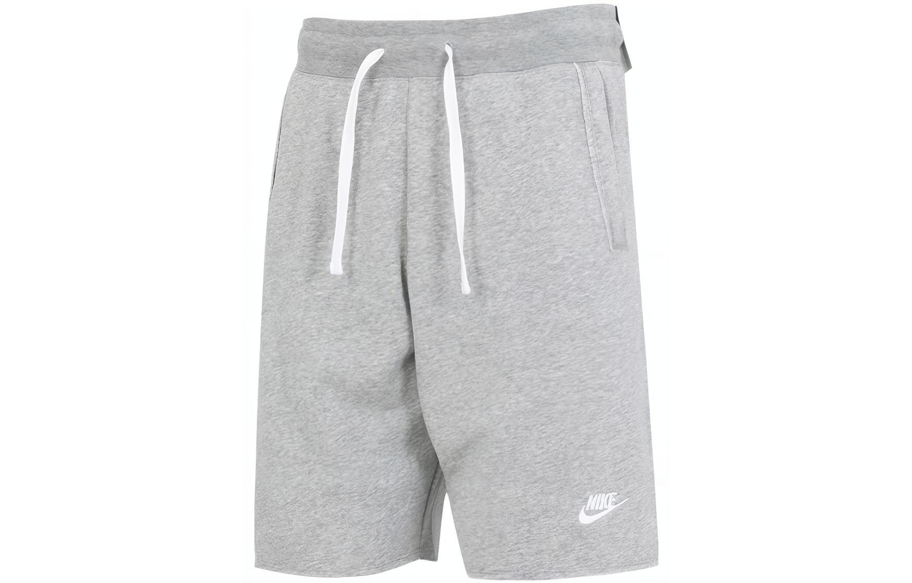 Клубные флисовые шорты Preppy French Terry для мужчин, Nike, серый — фото 2