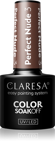 

Гибридный лак для ногтей Claresa SoakOff UV/LED Color Perfect Nude, 3 5 g
