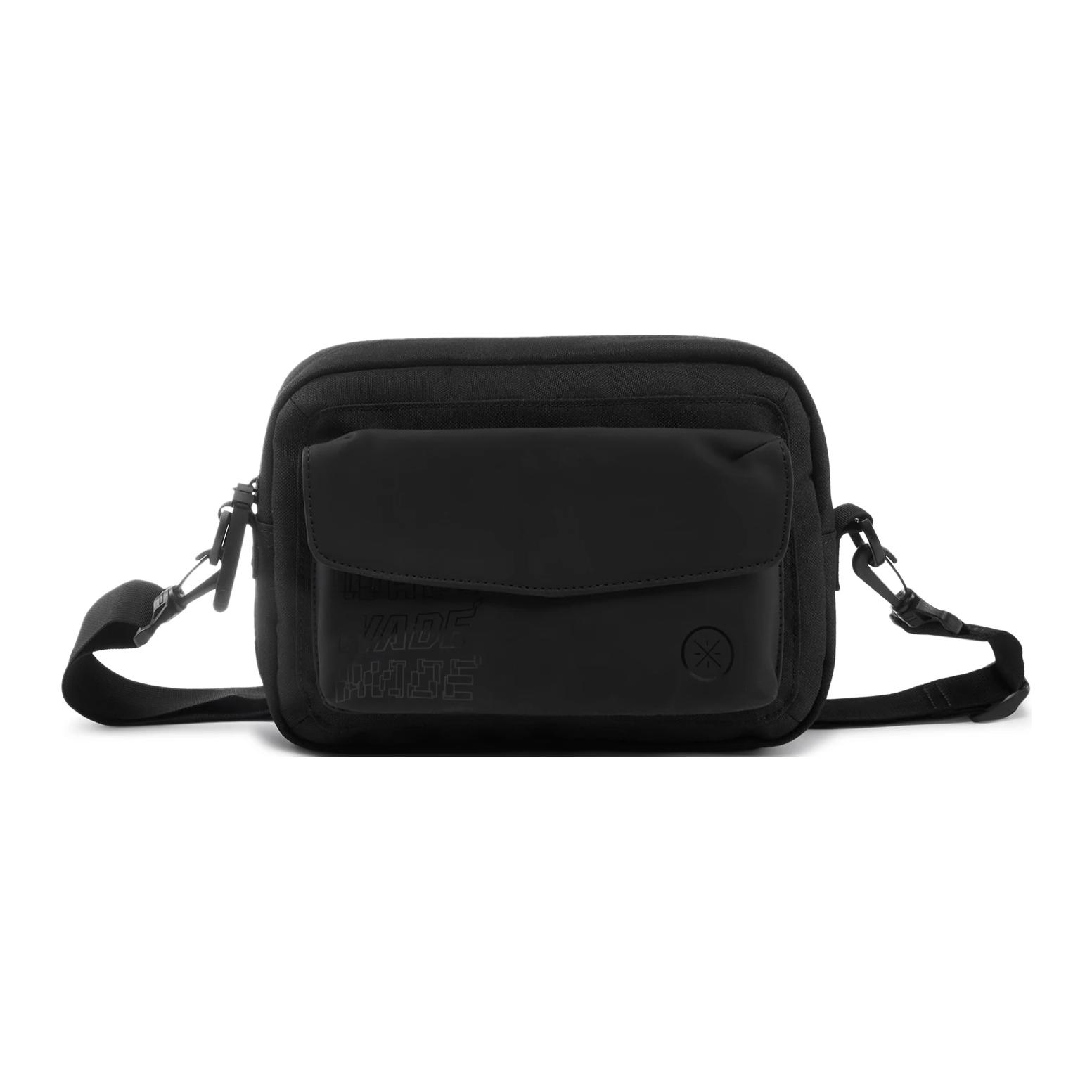 

LINING Полиэстеровая наплечная сумка через плечо обычная унисекс черная, Black