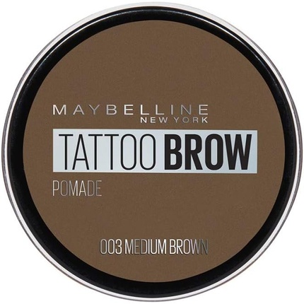 

Maybelline Eyebrow Tattoo Brow Стойкая помада для бровей, средний коричневый цвет, 1 шт., Maybelline New York