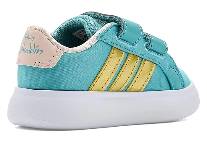 Кроссовки Disney Aladin Grand Court 3.0 Adidas Kids, Mint Ton/Gold Metallic/Wonder Quartz — фото 4