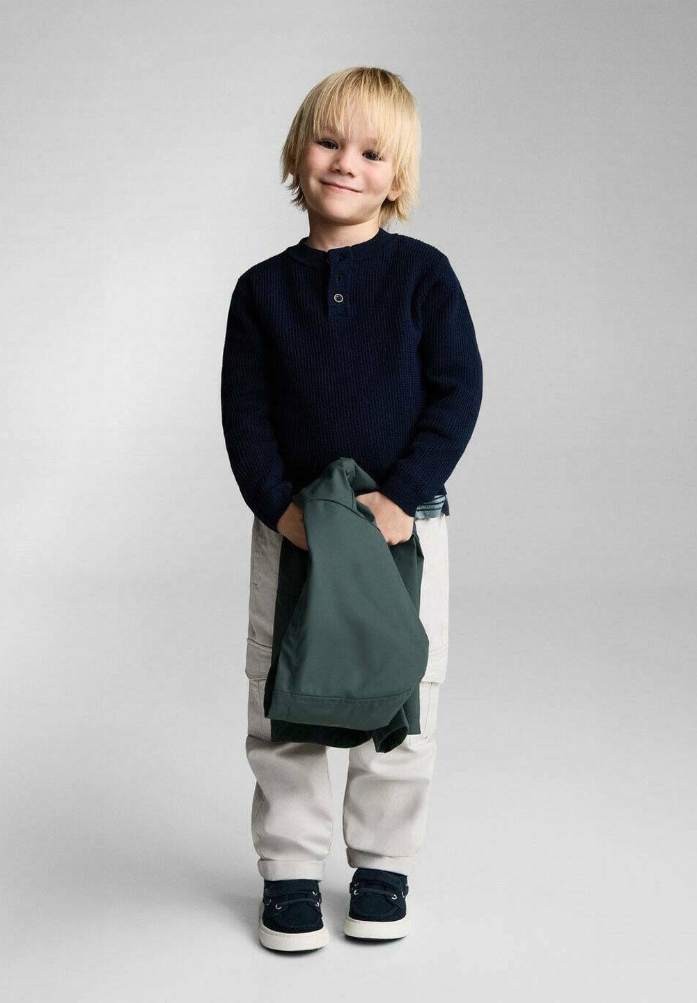 

Свитер Mango Kids, цвет Royal Blue
