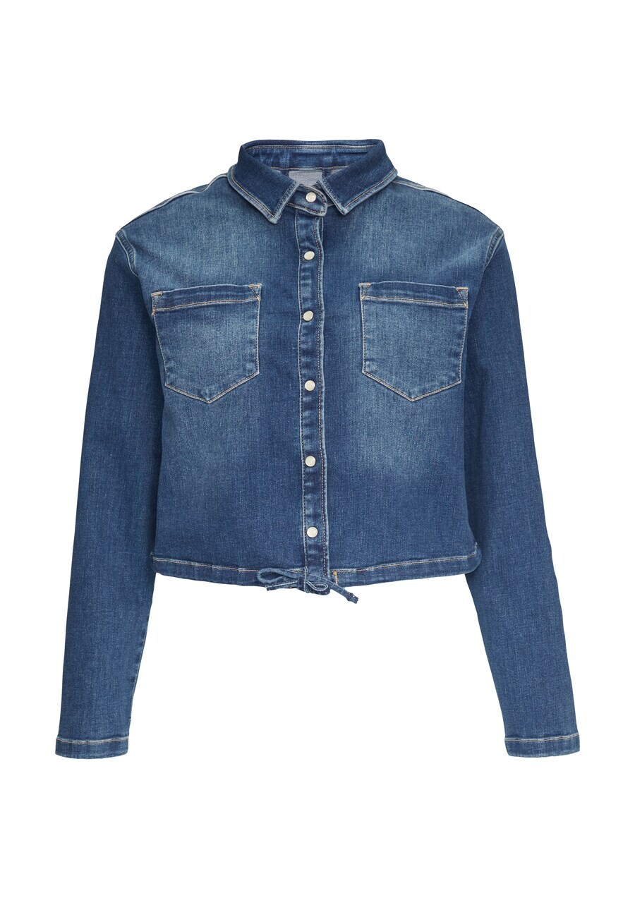 

Джинсовая куртка comma casual identity Between-Season Jacket, синий