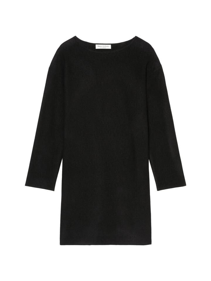 

Длинное платье Marc O'Polo Woll loose, черный
