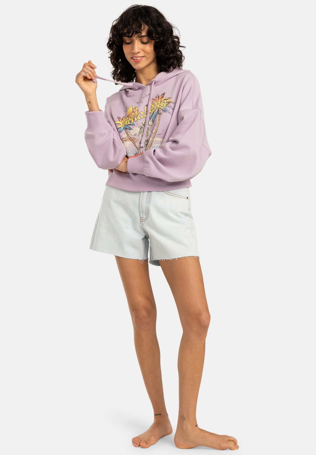 

Толстовка ALL TIME - Hoodie Billabong, сиреневый