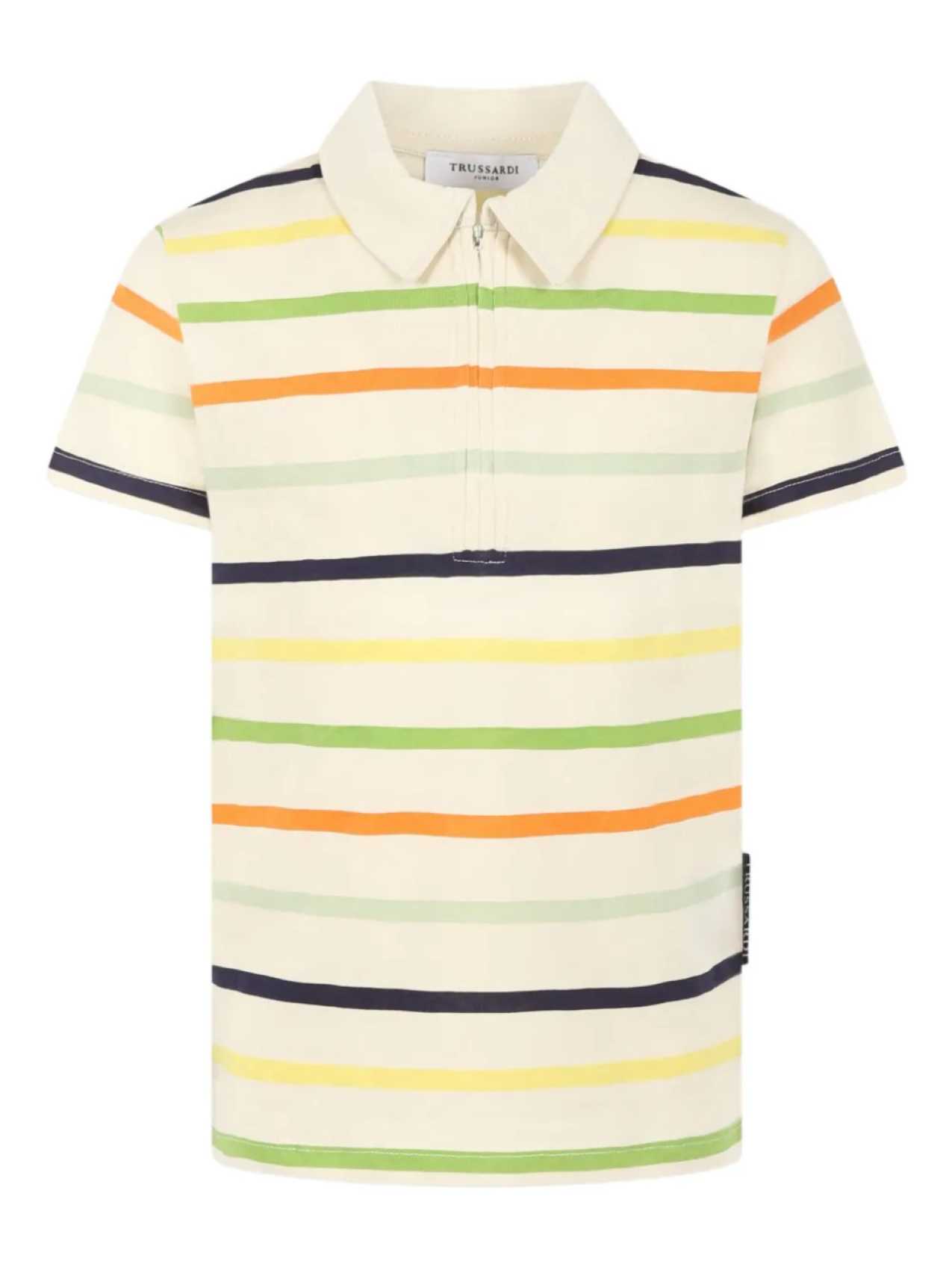 

Полосатая рубашка-поло TRUSSARDI JUNIOR, желтый