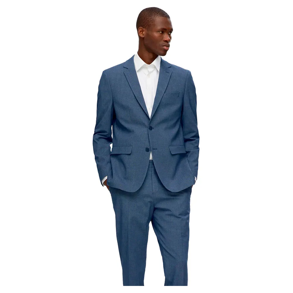 

Блейзер Selected Liam Mini Hounds Flex Slim, синий