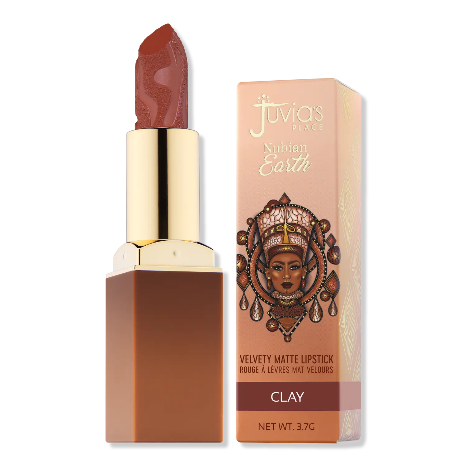 

Помада Nubian Earth Juvia's Place, Clay (warm rust)