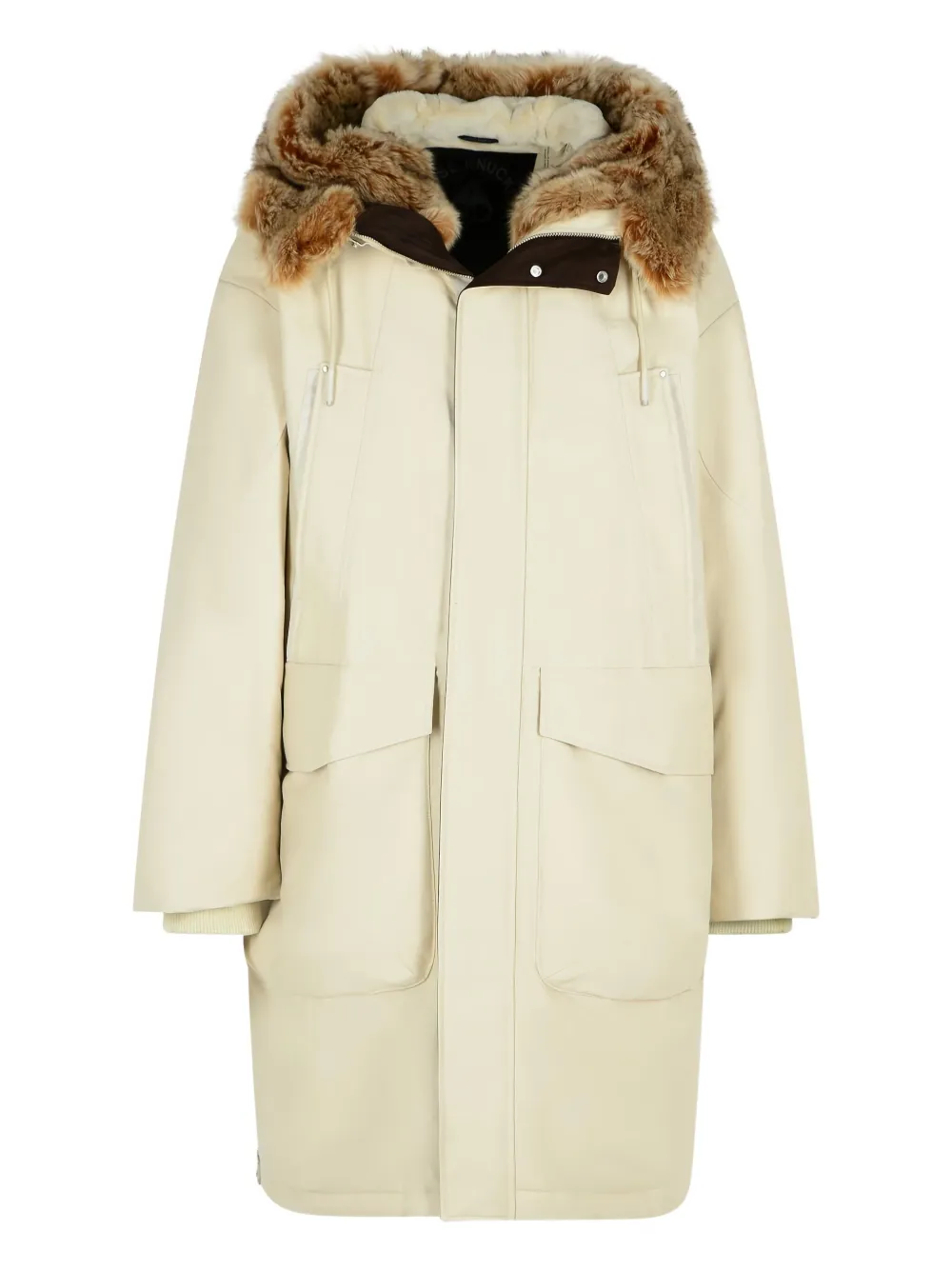 

Парка с капюшоном Moose Knuckles, кремовый