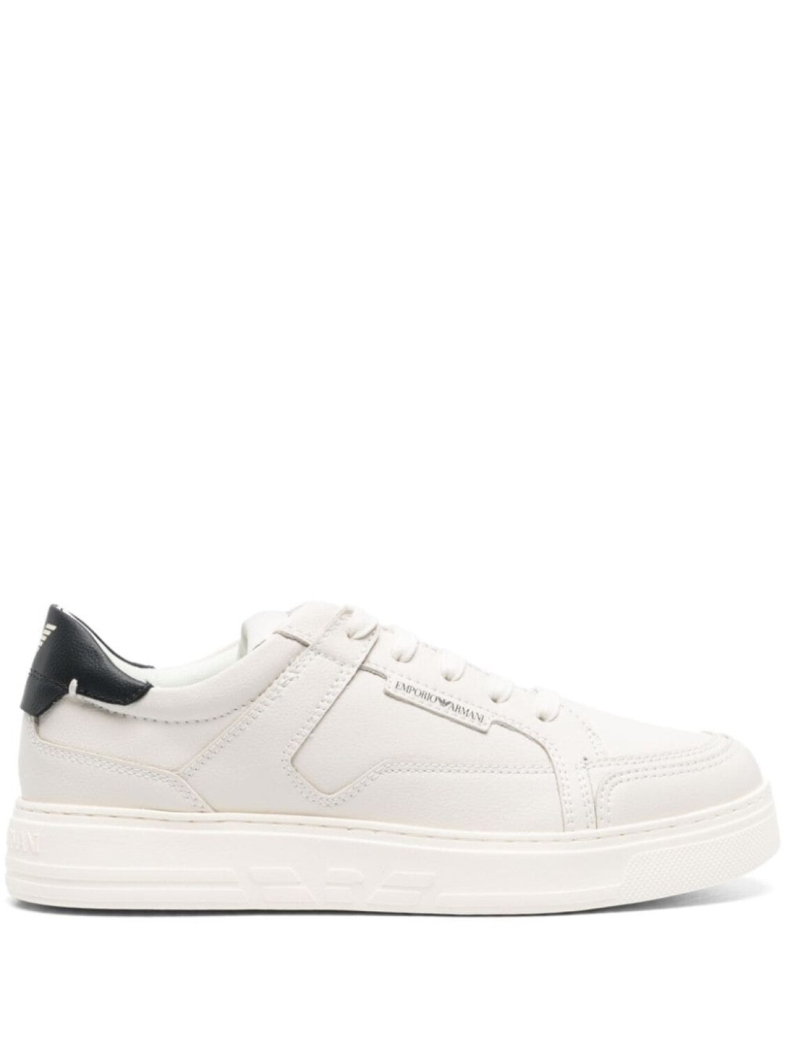 

Кроссовки Emporio Armani Lace-up, белый/темно-синий