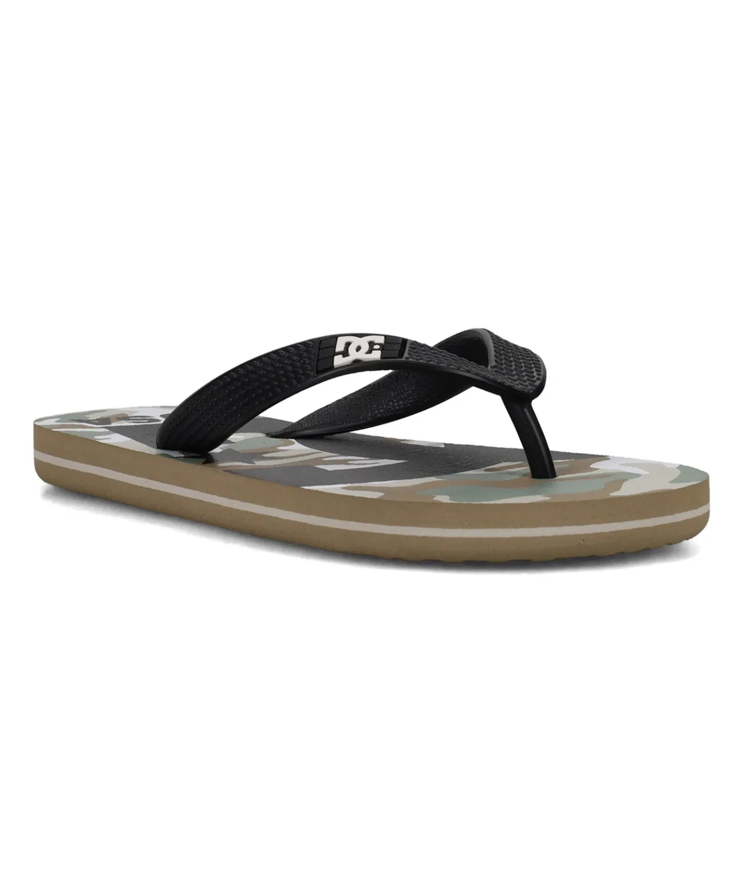 Детские пляжные сандалии DC Shoes SPRAY GRAFFIK чёрно-белые