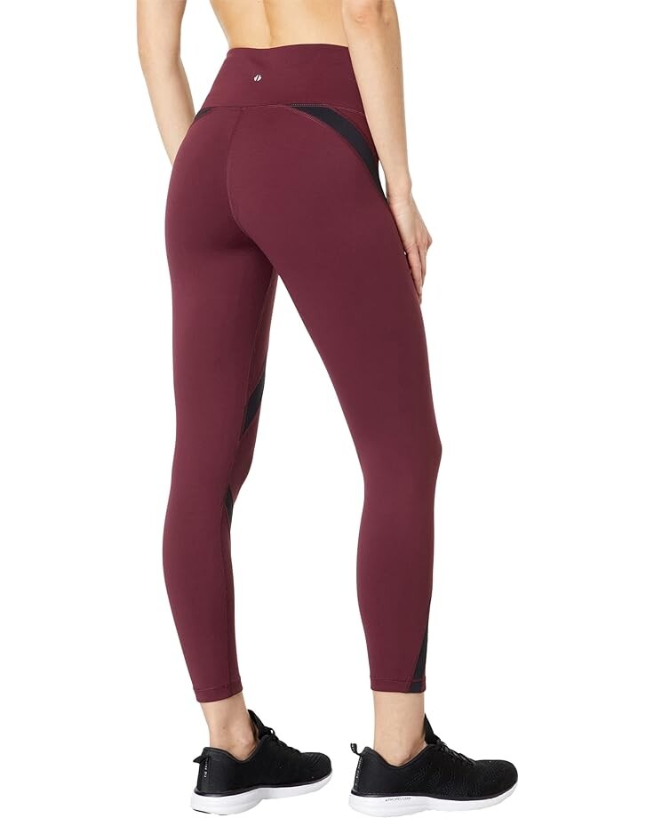 

Брюки THRIVE SOCIETE Strap 7/8 Leggings, цвет Fig/Black