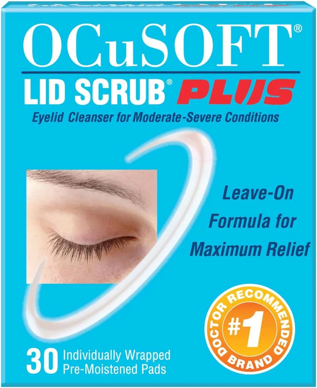 Скраб Ocusoft — Салфетки для очищения век Lid Scrub Plus, 99 г