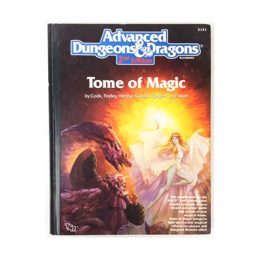 

Tome of Magic (1st Printing), Advanced Dungeons & Dragons (2nd Edition) - Sourcebooks, твердый переплет