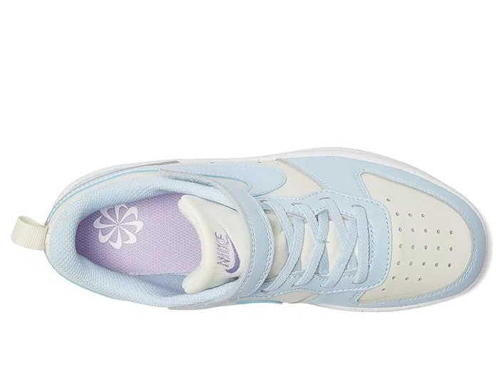 Кроссовки Nike Court Borough Low Recraft, Soft Pearl/Celestine Blue/Hydrangeas — фото 3