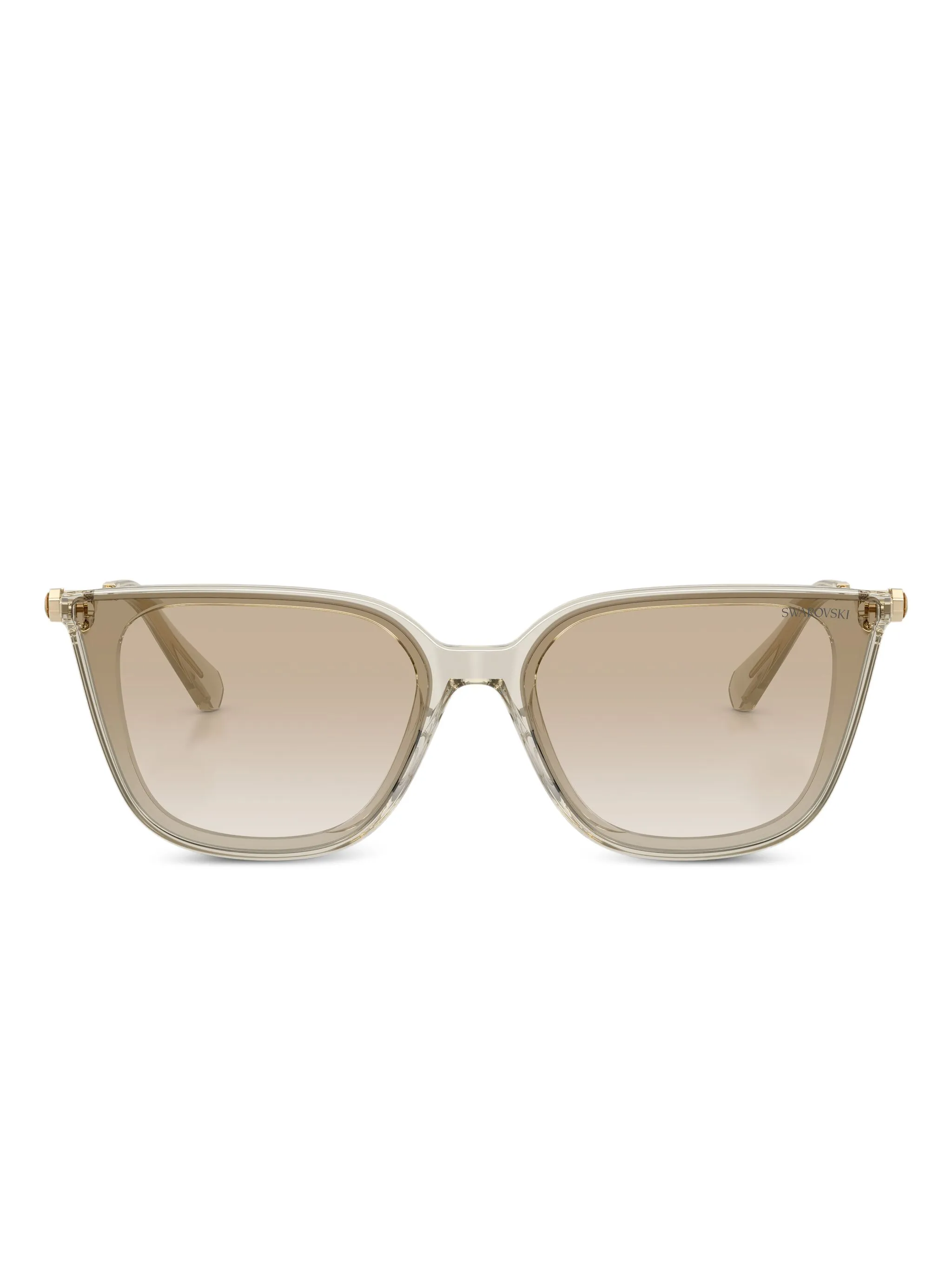 

Декорированные солнцезащитные очки Swarovski Eyewear, коричневый