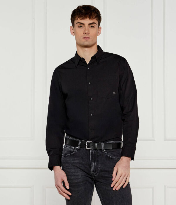 

Рубашка Classic fit Calvin Klein Jeans, черный