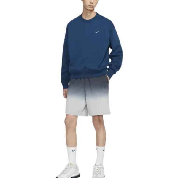 Толстовка Nike Round Neck Pullover Loose Long Sleeves Hoodie Men's Blue, синий — фото 3