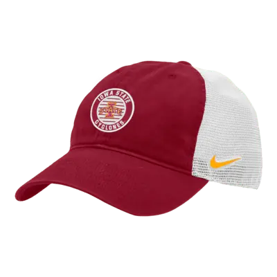 

Бейсболка Nike Iowa State Heritage86 College Trucker Hat, цвет Crimson
