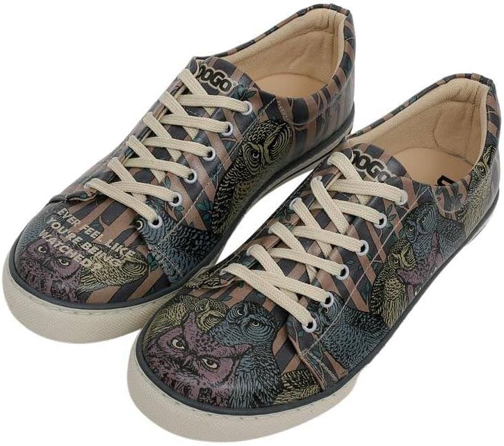 

Кроссовки DOGO Casual для мужчин- веганские кожаные и уникальные кроссовки для ходьбы для мужчин, Ever Feel Like Youu2019re Being Watched