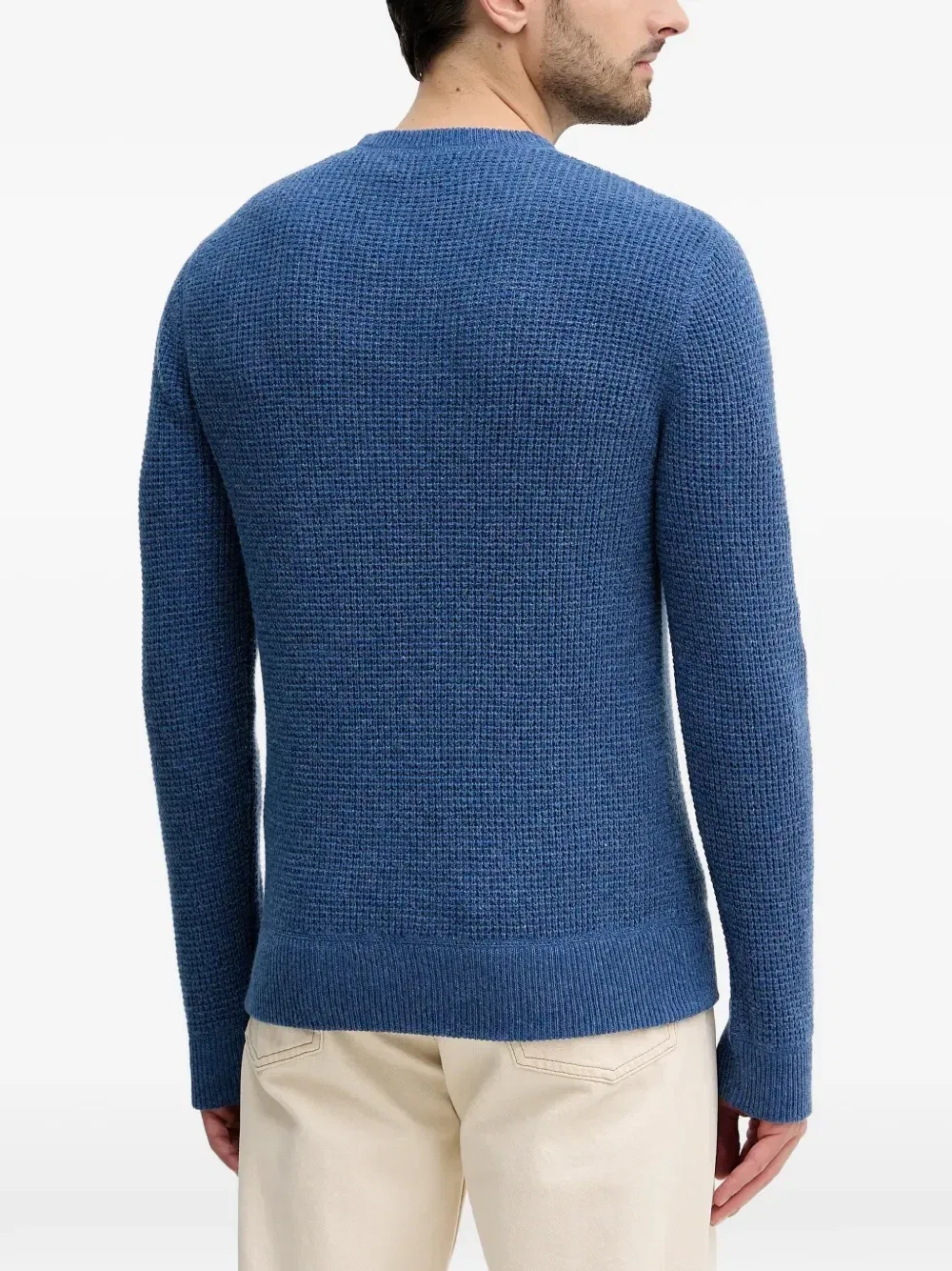 Фактурный джемпер POLO RALPH LAUREN, синий — фото 3