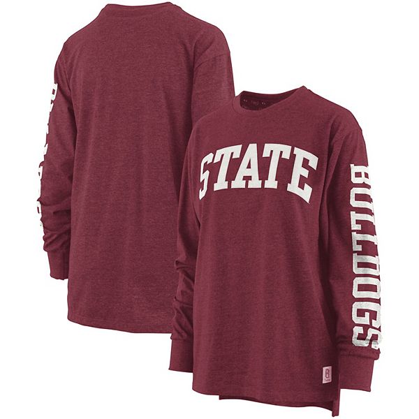 

Женская футболка Mississippi State Bulldogs с длинным рукавом Unbranded