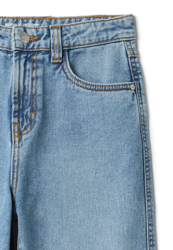 Джинсы прямого кроя, зауженного кроя. Ovs, Denim Blue — фото 3