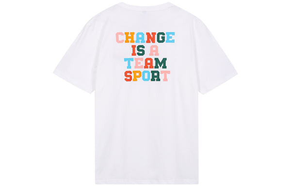 Футболка originals athleisure casual sports short sleeve white Adidas, белый — фото 2