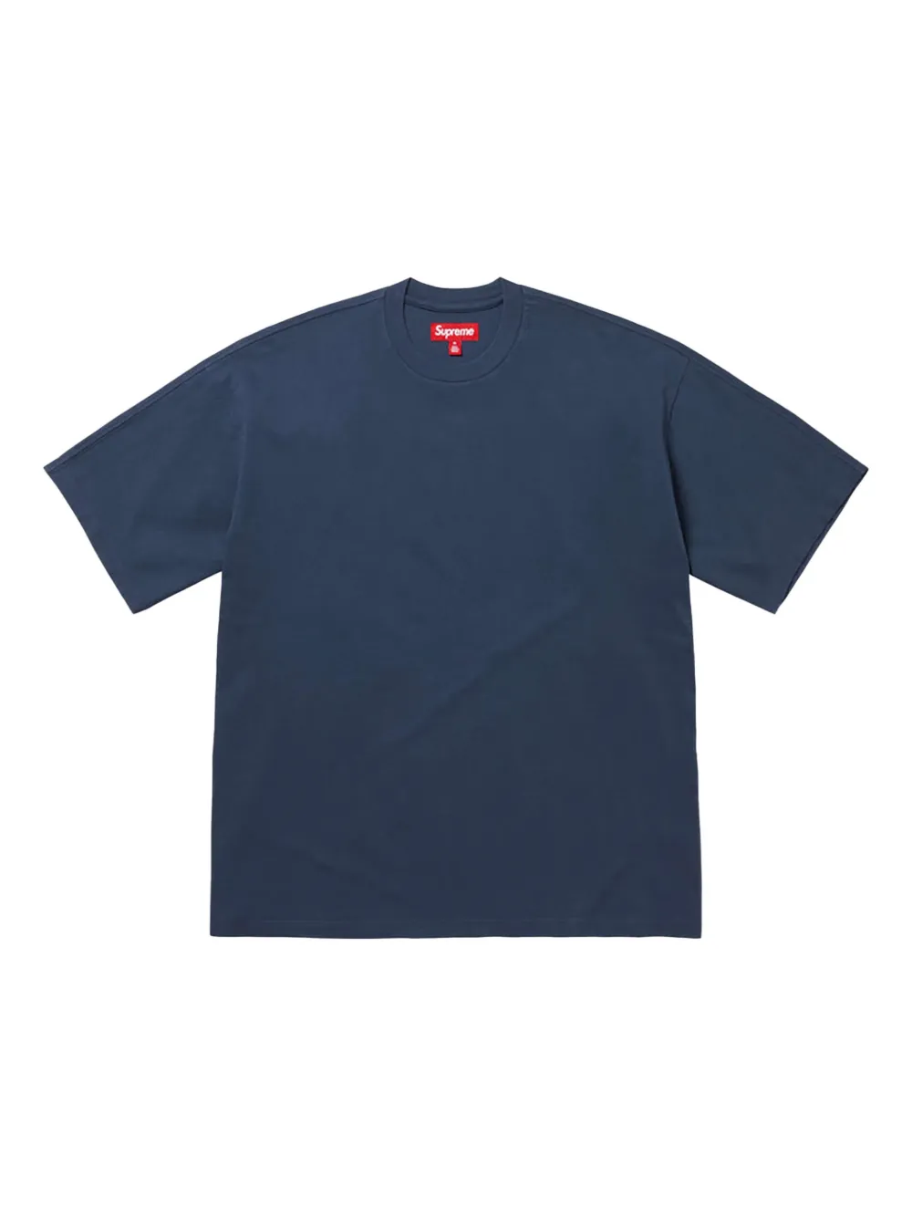

Футболка SS 25 Navy вязки интарсия Supreme, синий