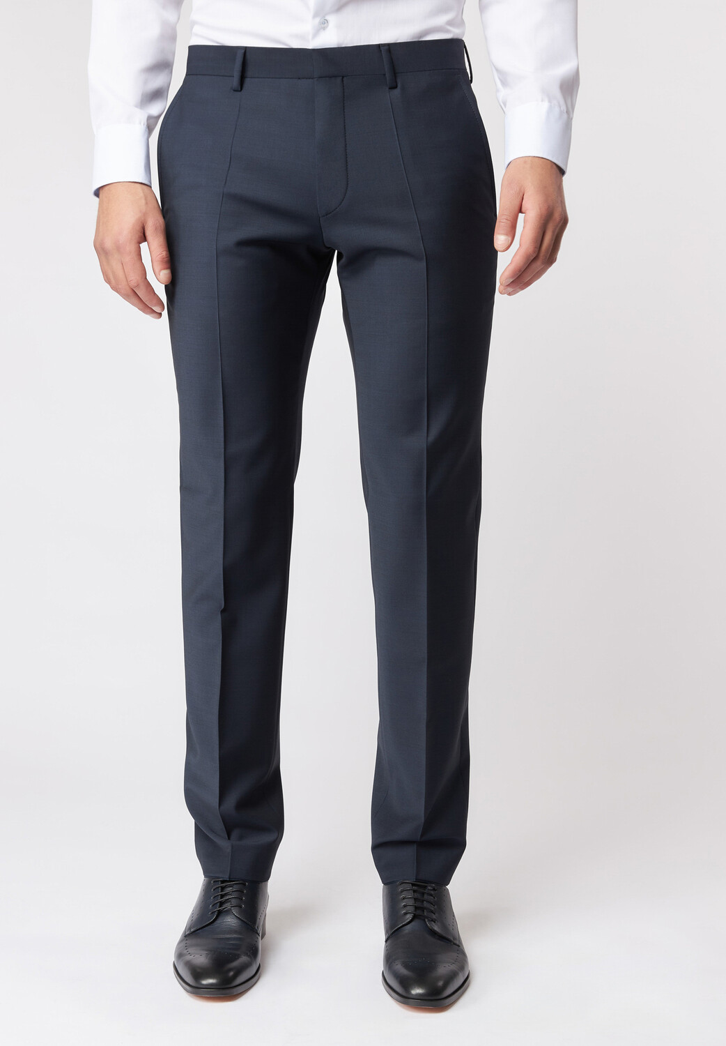 

Тканевые брюки Roy Robson Bügelfalten Slim fit, темно синий