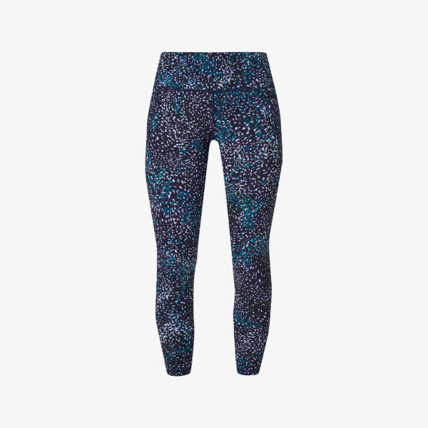 

Леггинсы Power workout из эластичной ткани с абстрактным принтом Sweaty Betty, синий